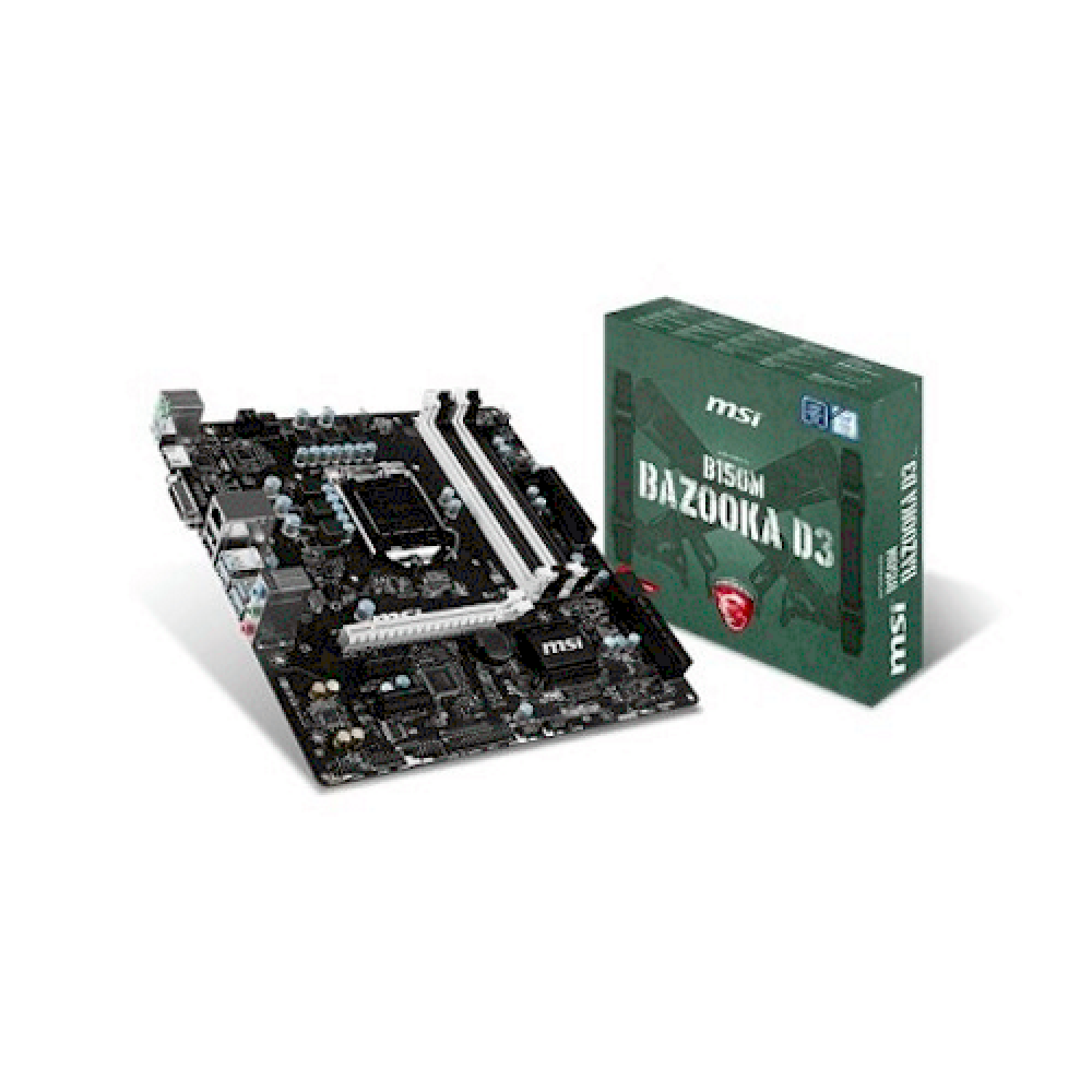 MSI Motherboard LGA 1151 Bazooka D3 B150M